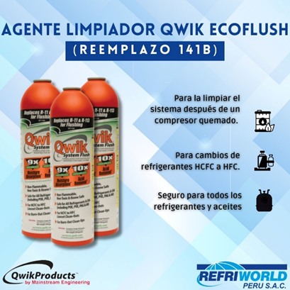 agente limpiador qwik ecoflush