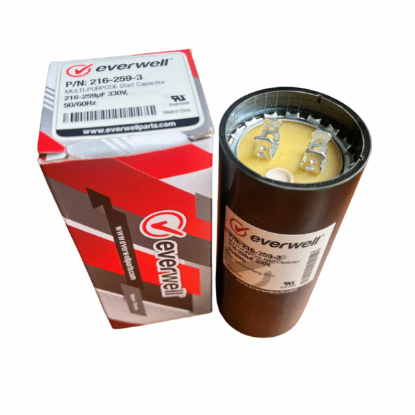 4 CAPACITOR DE ARRANQUE 216-259 µF x 330 V - EVERWELL